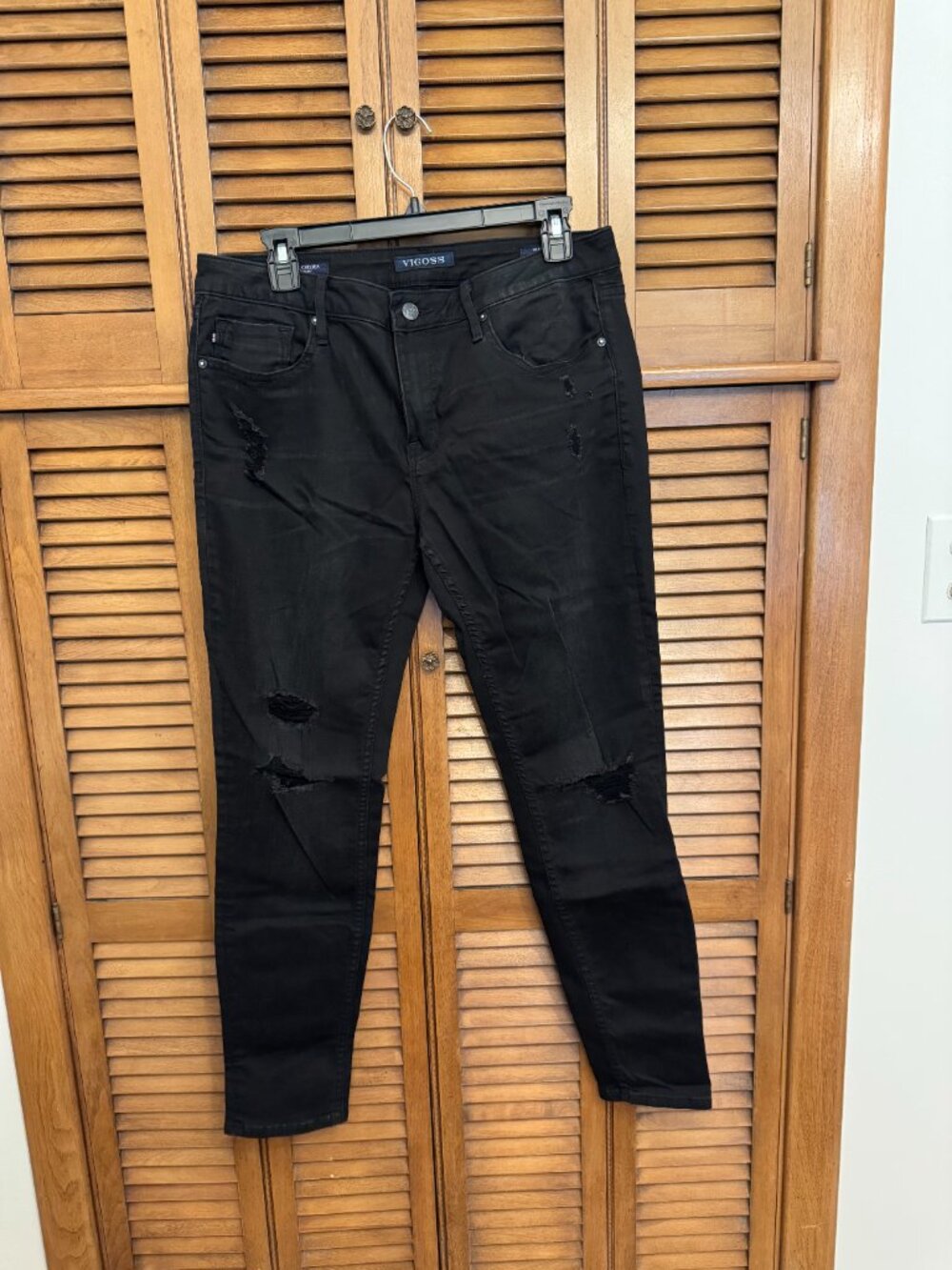 Vigoss The Chelsea Skinny Distressed Denim Jeans Size 30